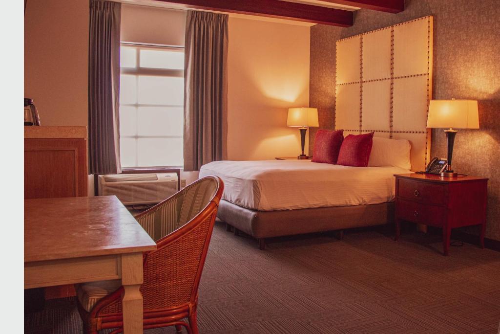Postel nebo postele na pokoji v ubytování Hotel María Bonita Chihuahua