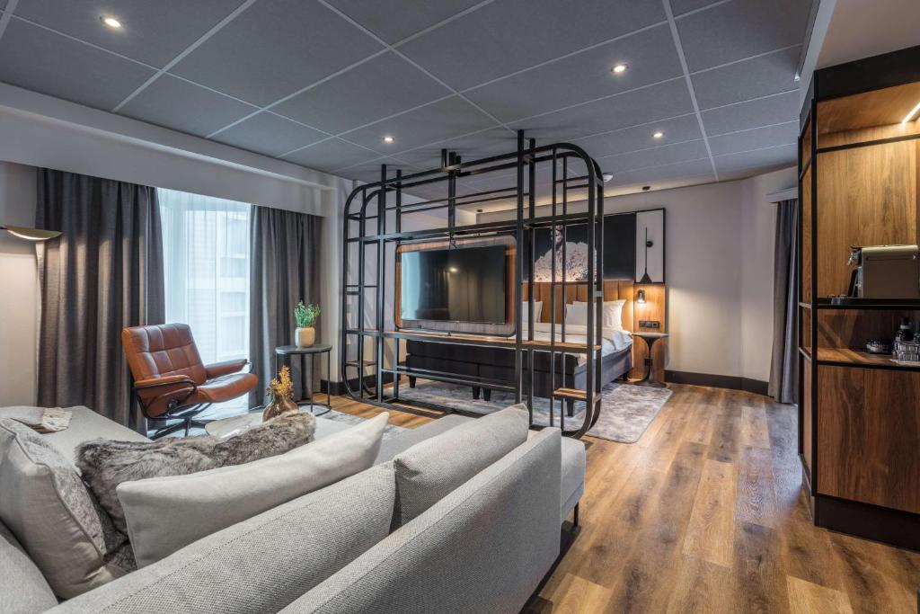 Posezení v ubytování Radisson Blu Royal Garden Hotel, Trondheim