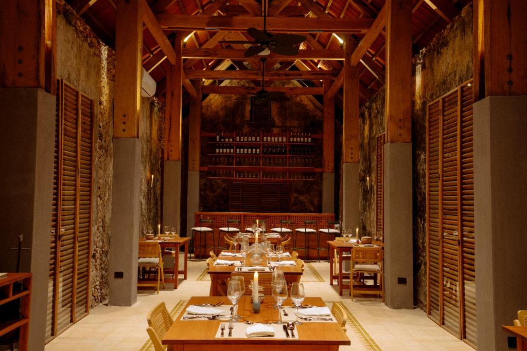 Restaurace v ubytování Viatura Hacienda Xtojil, Yucatan, Merida, with Optional All Inclusive