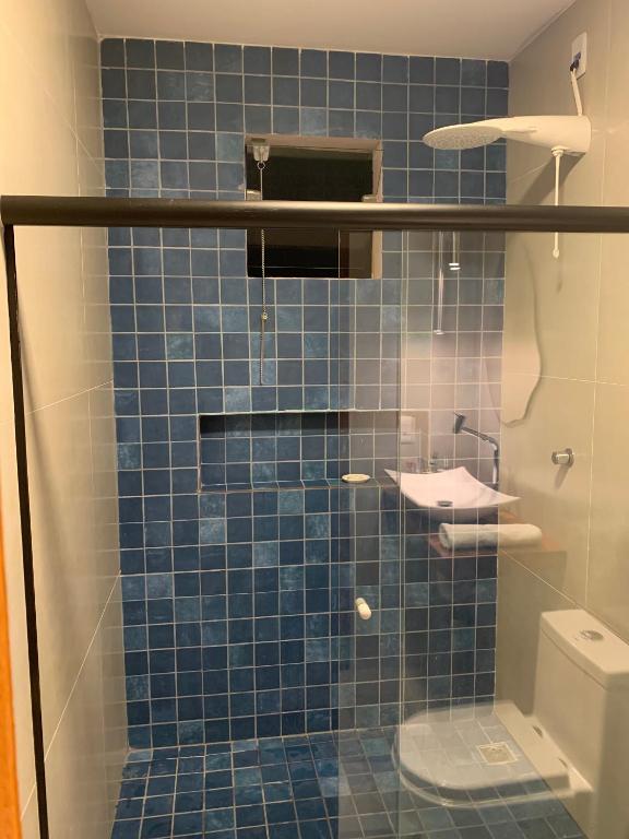 Ein Badezimmer in der Unterkunft Sol de Corumbau