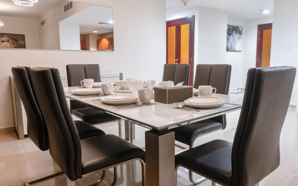 Posezení v ubytování Luxury Apartments - Ajman Corniche UAE