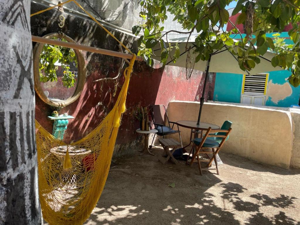 Patio nebo venkovní prostory v ubytování La Casa del Kéej Hostel