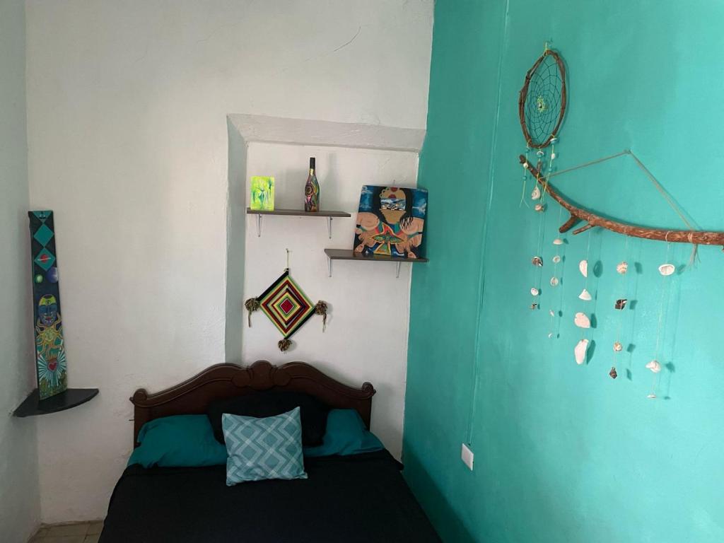 Posezení v ubytování La Casa del Kéej Hostel