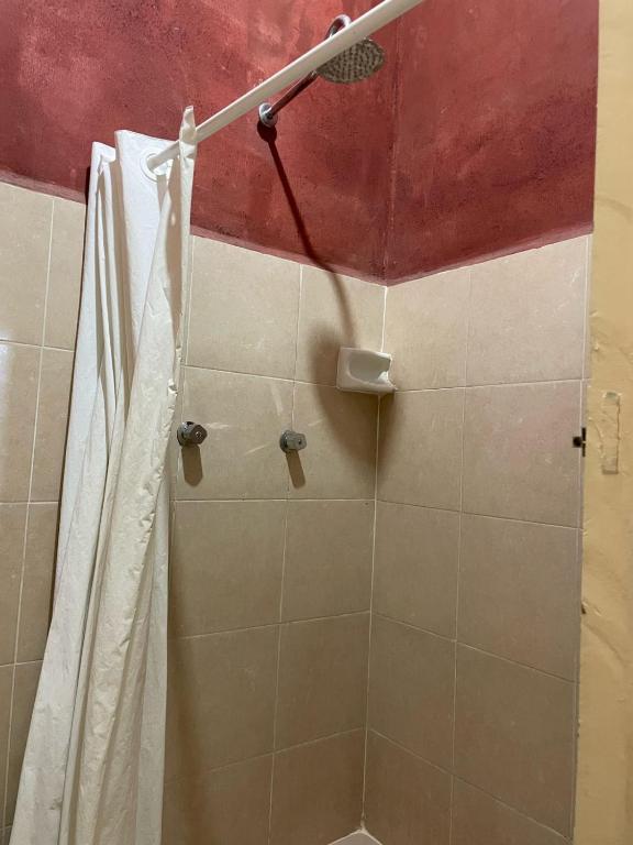 Koupelna v ubytování La Casa del Kéej Hostel