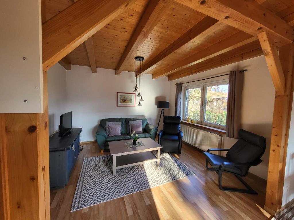 Χώρος καθιστικού στο Ferienhaus Bella