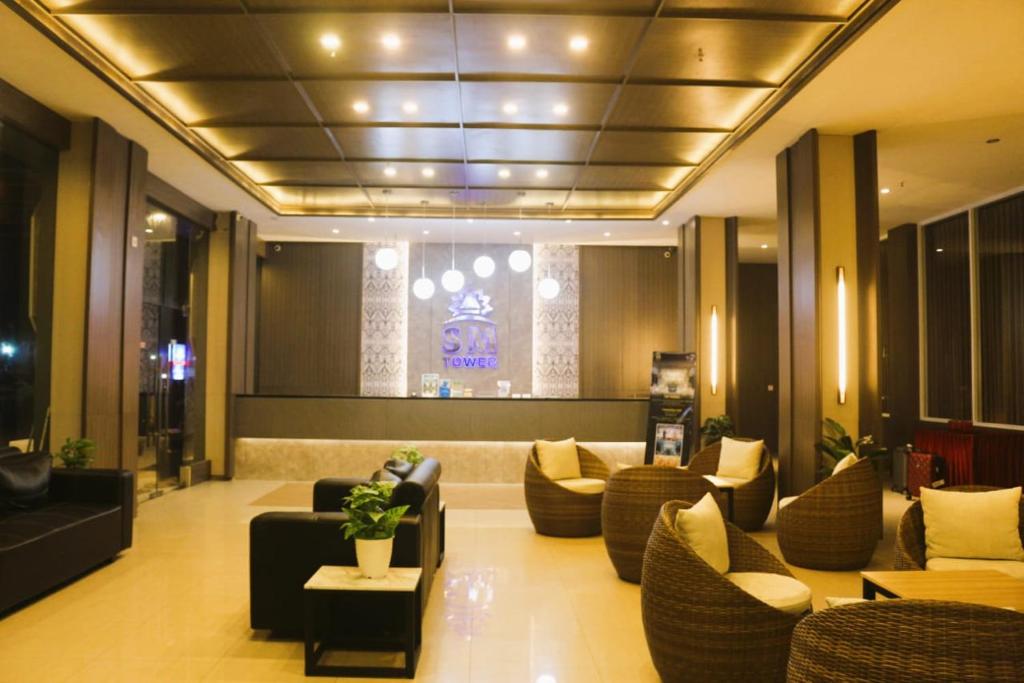 Posezení v ubytování SM Tower Hotel and Convention Berau