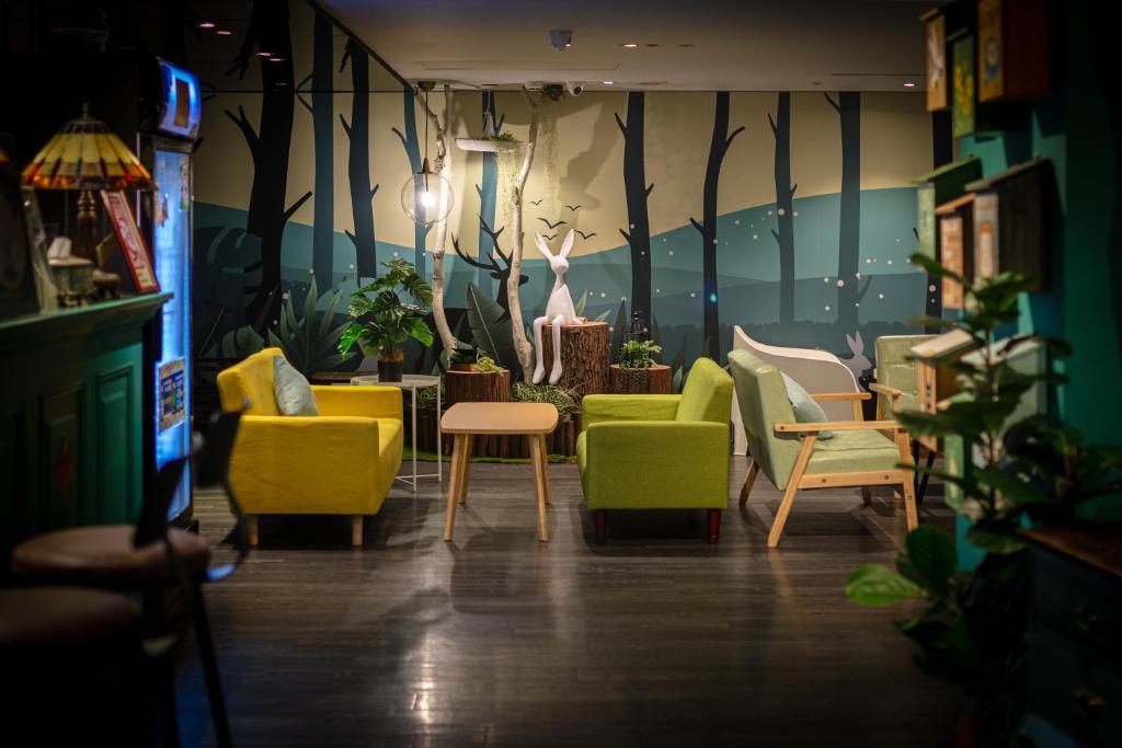 Posezení v ubytování Finders Hotel-Fu Qian
