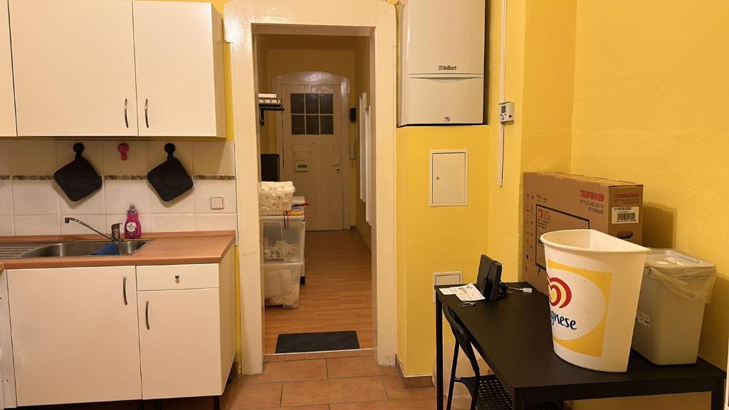 Dapur atau dapur kecil di Mapi Apartment