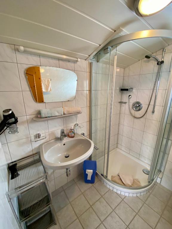 Koupelna v ubytování Apartment Seespitz