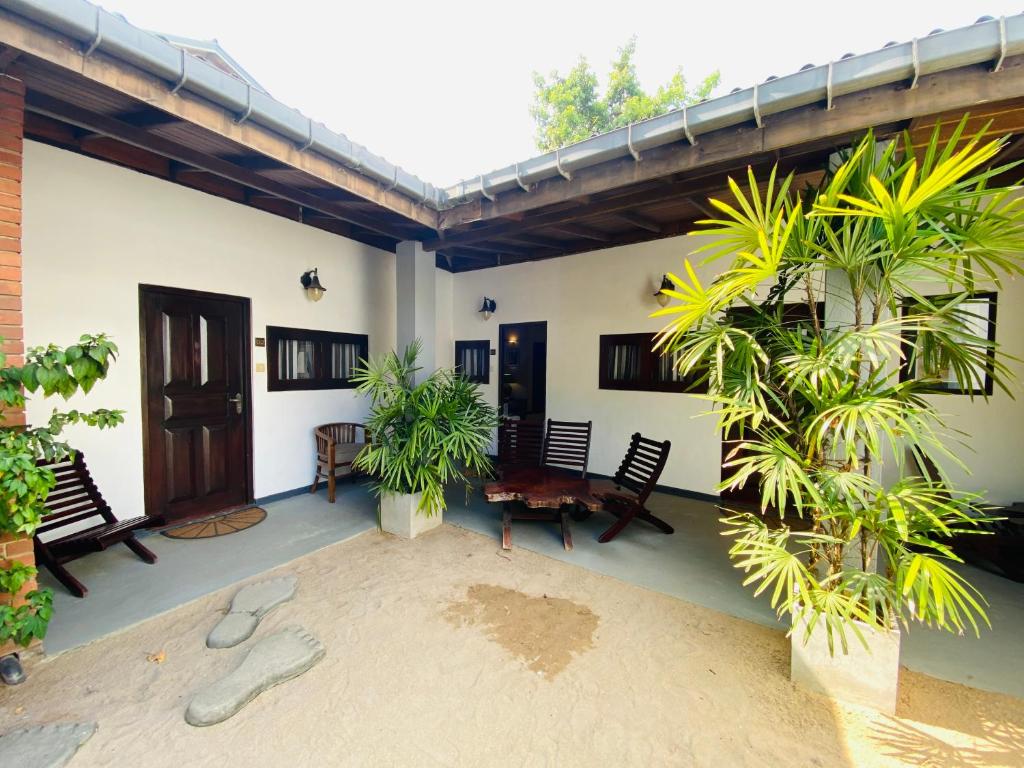 Patio nebo venkovní prostory v ubytování Tartaruga Beach Unawatuna