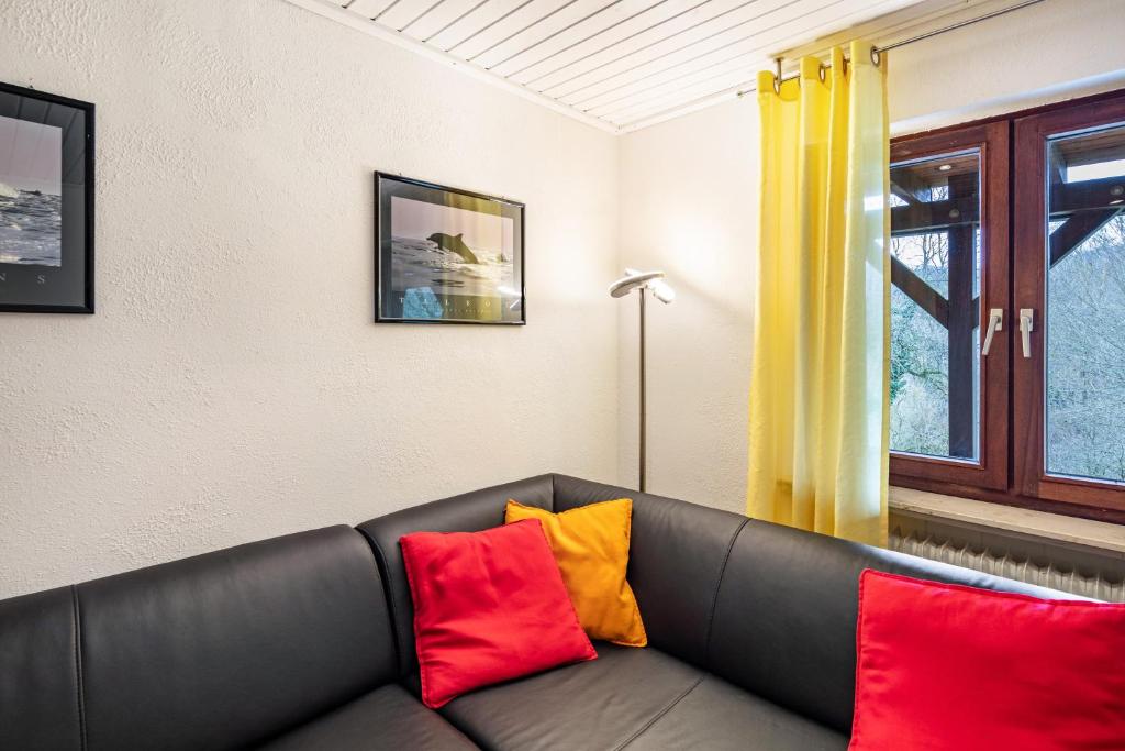 Posezení v ubytování Ferienwohnung Waldeckchen