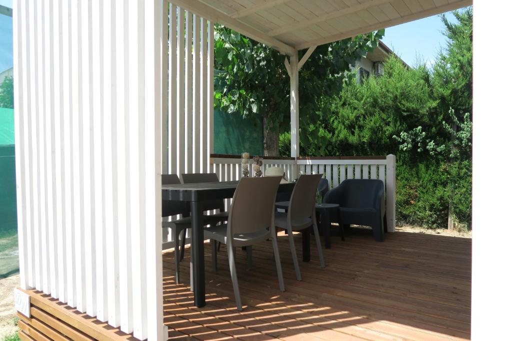 A balcony or terrace at Camping Adriatico