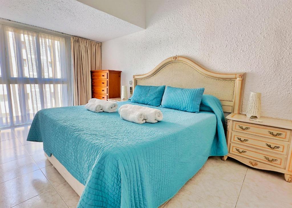 Posteľ alebo postele v izbe v ubytovaní Skol 439 Spacious and Refurbished Apartment with Sea Views