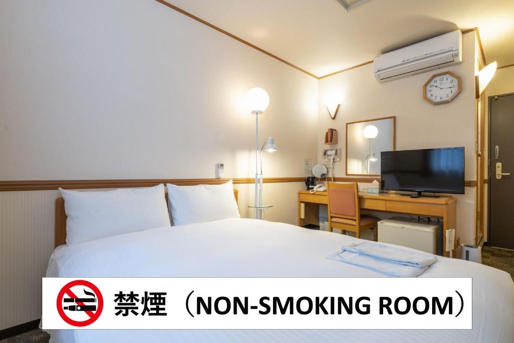 TV a/nebo společenská místnost v ubytování Hotel Endear Gifu