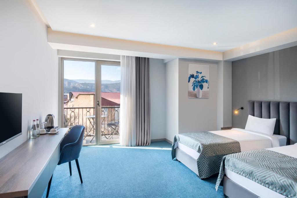 Postel nebo postele na pokoji v ubytování Hotel Address 9D