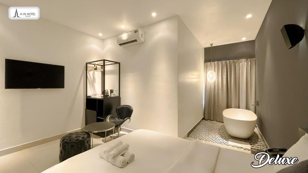 A In Hotel Riverside - Deluxe Double Room With Bathtub