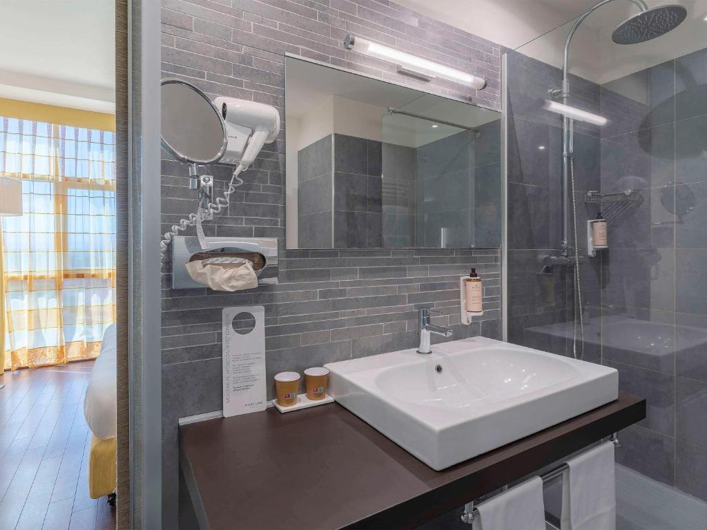 Koupelna v ubytování Hotel Mercure Siracusa