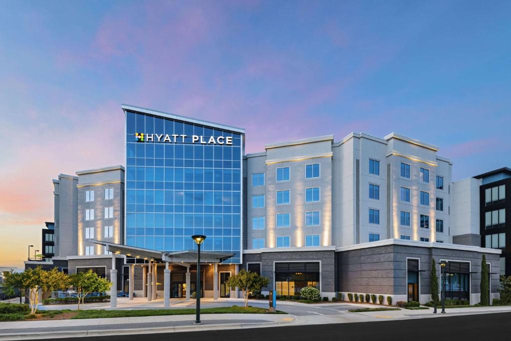 a rendering of the harriott place hotel at Hyatt Place Greensboro Downtown in Greensboro