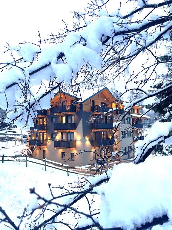 Residence Piz Aot v zimě