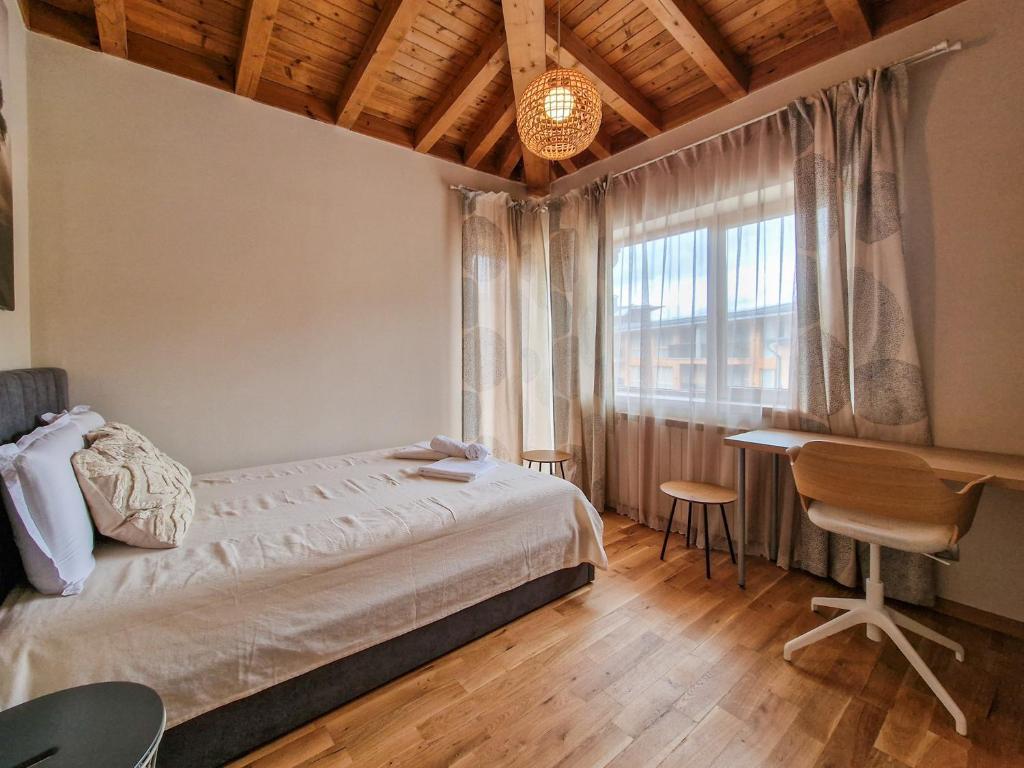 Postel nebo postele na pokoji v ubytování City Escape - 4 bedroom villa in Grand Hotel Therme by Flat Mаnager