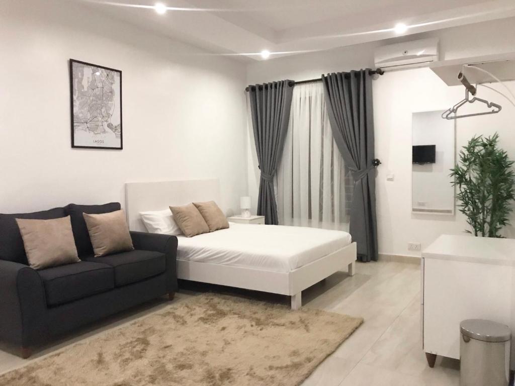 Postel nebo postele na pokoji v ubytování House4