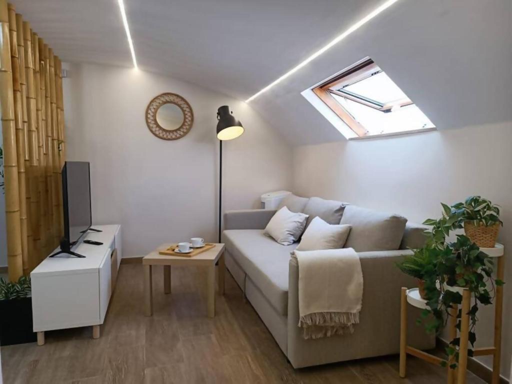 Posezení v ubytování Apartamento R&R