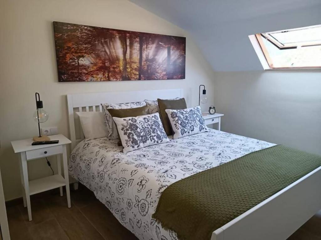 Postel nebo postele na pokoji v ubytování Apartamento R&R