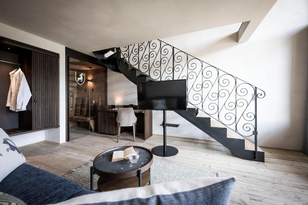 Hotel Ansitz Steinbock - Suite Avec Balcon