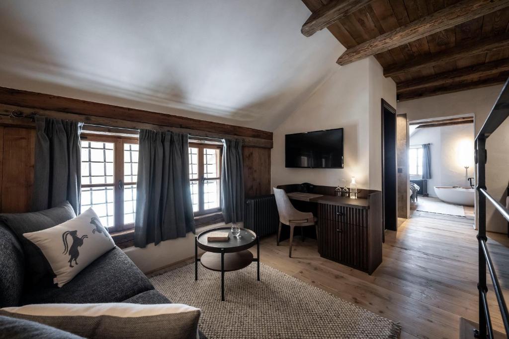 Hotel Ansitz Steinbock - Suite Lit Queen-Size De Luxe