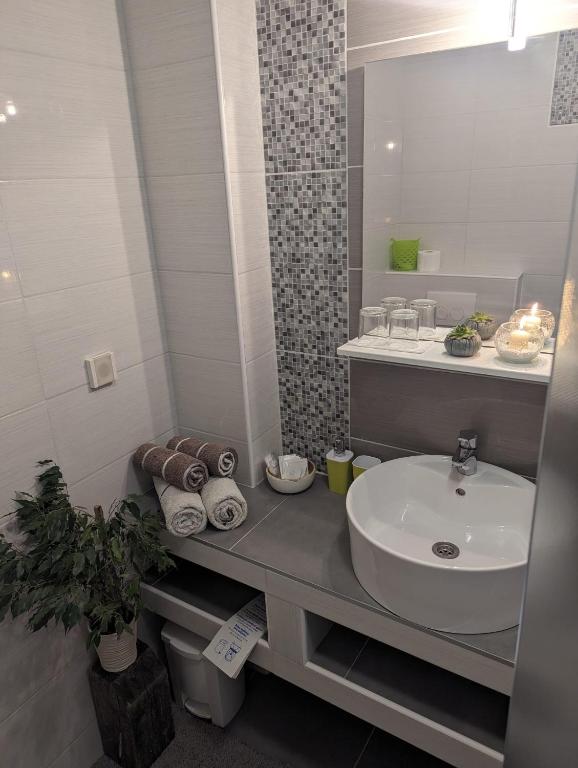 Salle de bains dans l'établissement Villa Iva