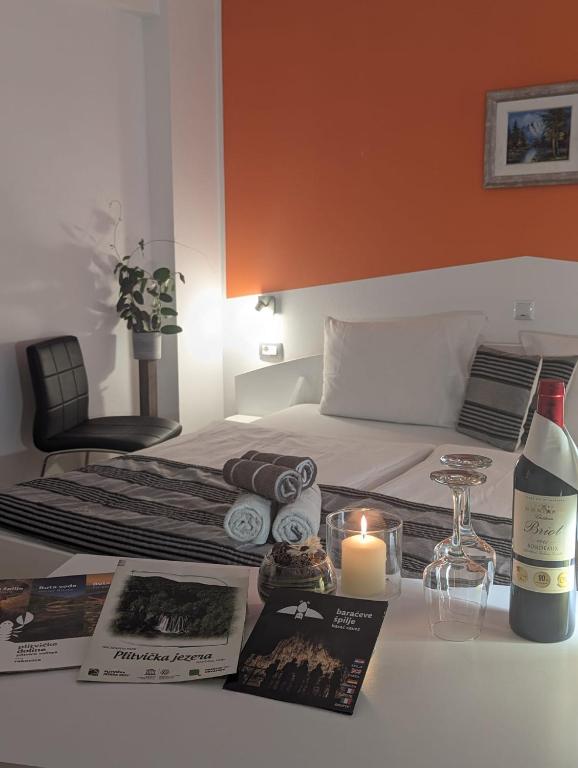 Coin salon dans l'établissement Villa Iva