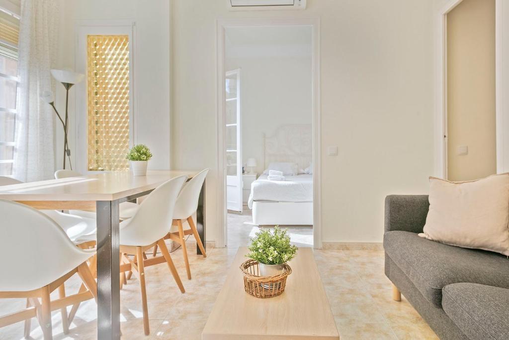 A seating area at Apartmento Industria