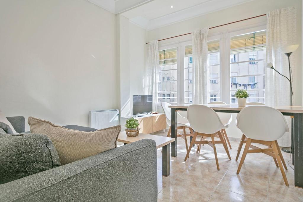 A seating area at Apartmento Industria