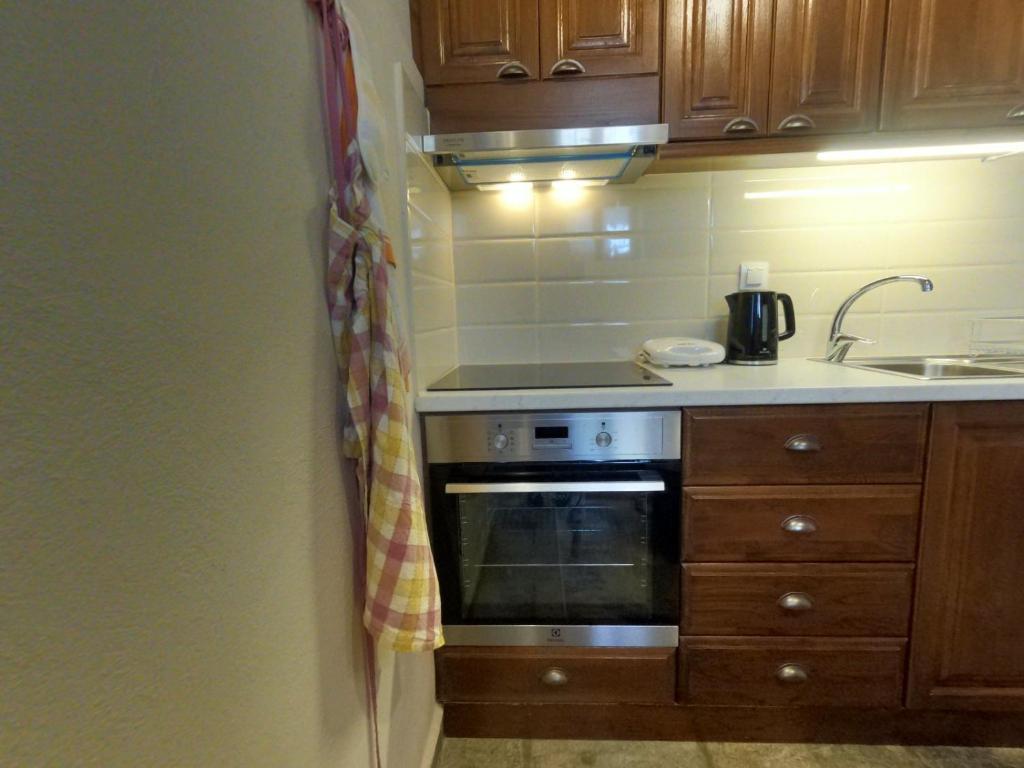 Kuchyň nebo kuchyňský kout v ubytování Pelion Cozy Residency