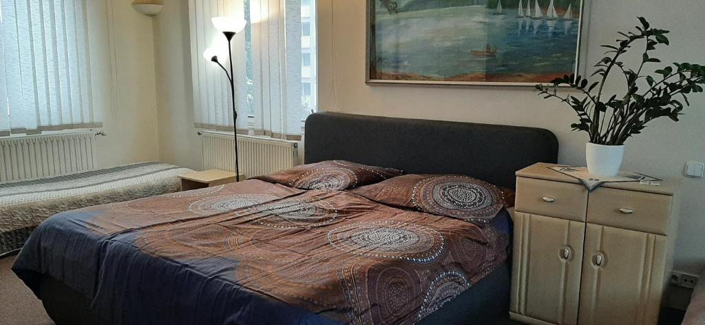 Postel nebo postele na pokoji v ubytování Penzion Pohoda Beroun
