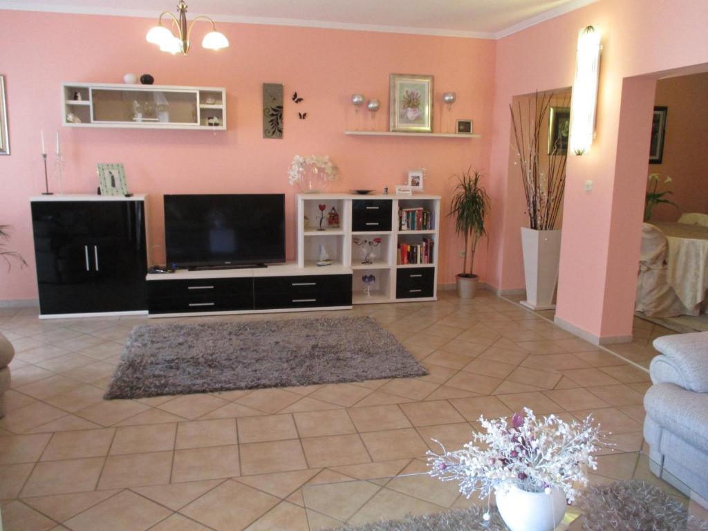 TV a/nebo společenská místnost v ubytování Apartments Ragusa