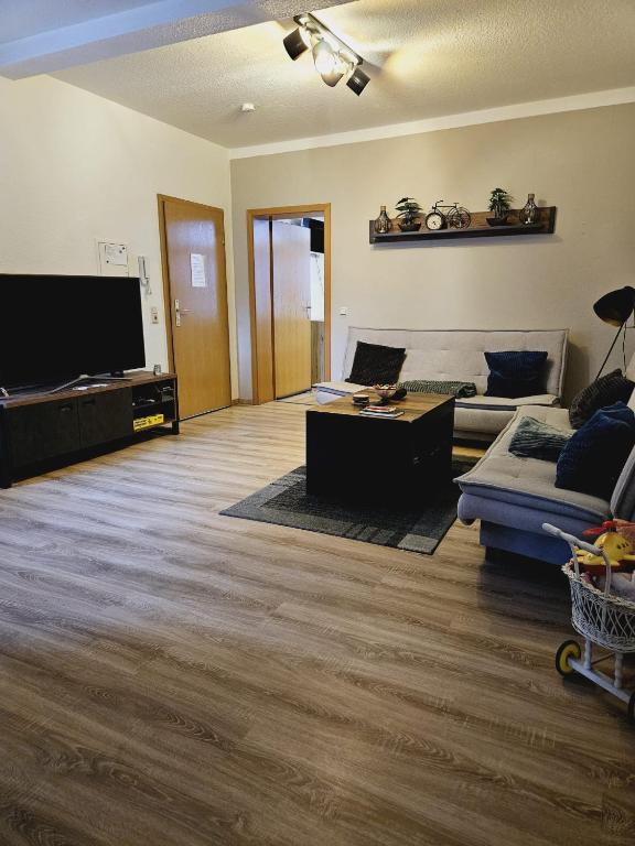 TV a/nebo společenská místnost v ubytování Lehn dich zurück