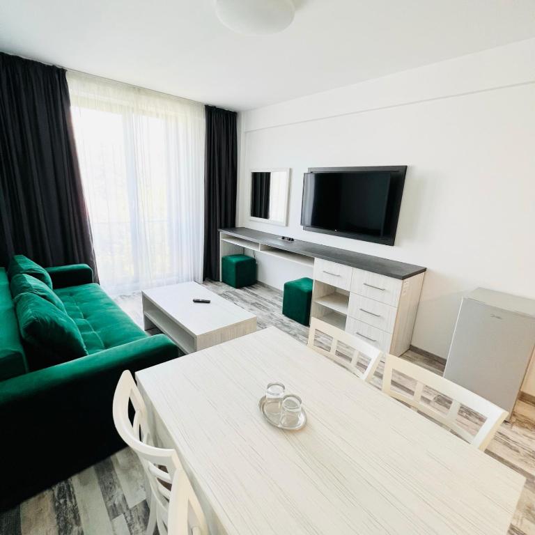 TV a/nebo společenská místnost v ubytování Casa Micle