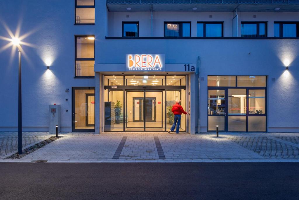Budova, kde se aparthotel nachází