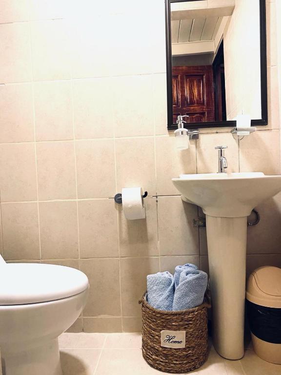 Koupelna v ubytování AmimodoBeachRooms