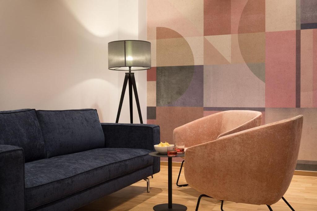 Posezení v ubytování Brera Serviced Apartments Singen