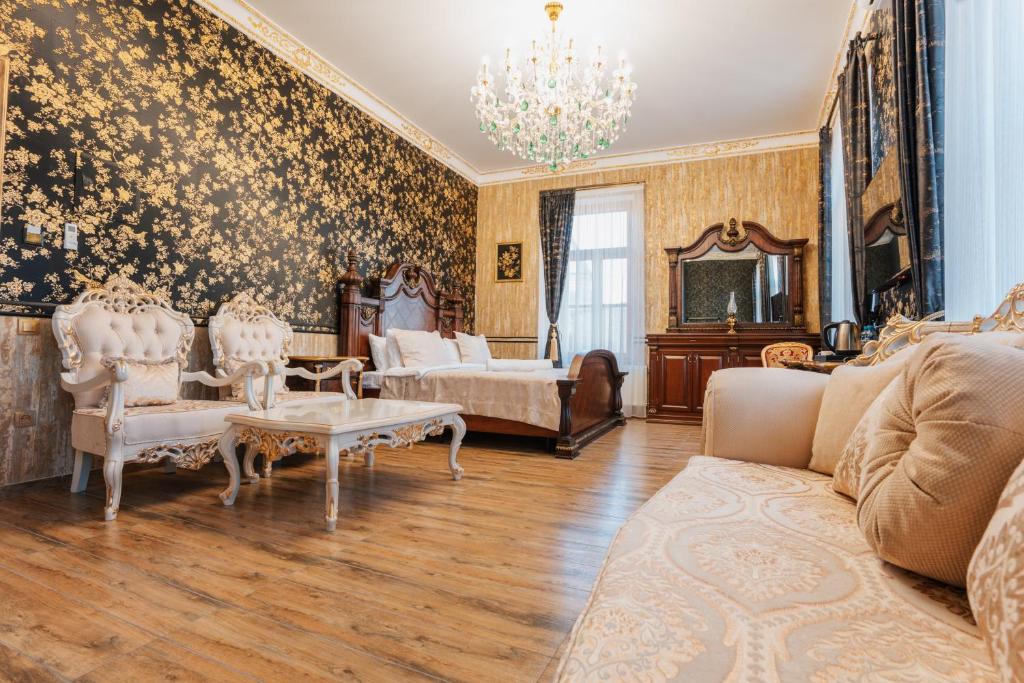 Posezení v ubytování Hotel Zerta Old Tbilisi