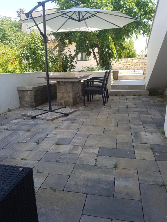 Patio nebo venkovní prostory v ubytování Apartman STELLA MARIS