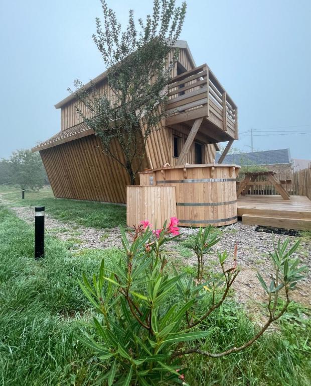 La Cabane Féerique - Les Pieds dans le Pré - Camera Doppia Con Balcone