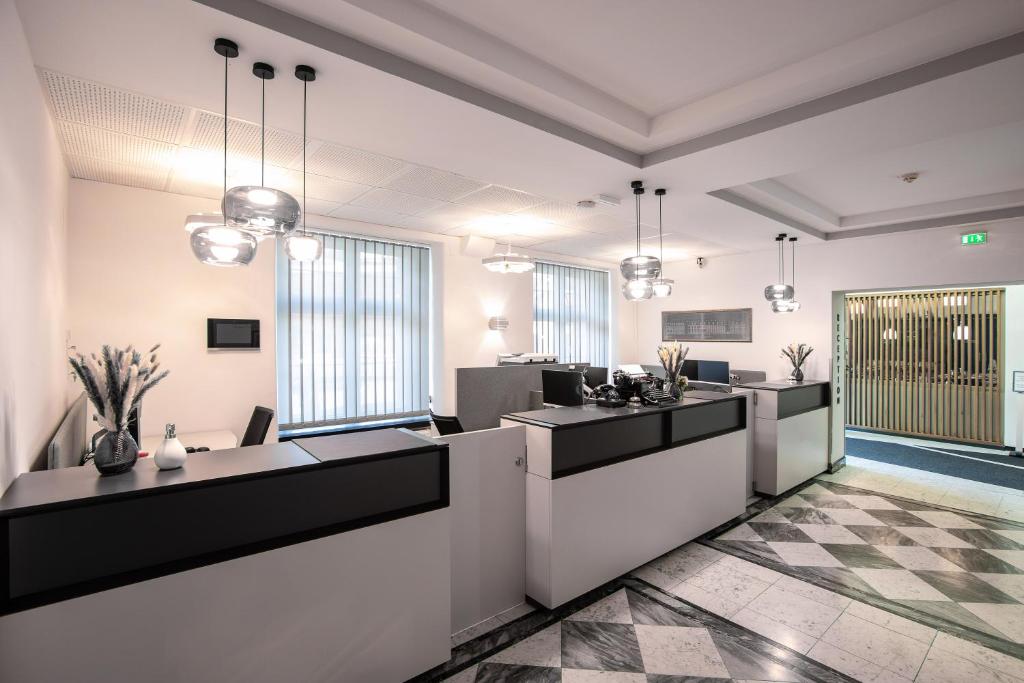 Lobby alebo recepcia v ubytovaní Hotel Böhlerstern