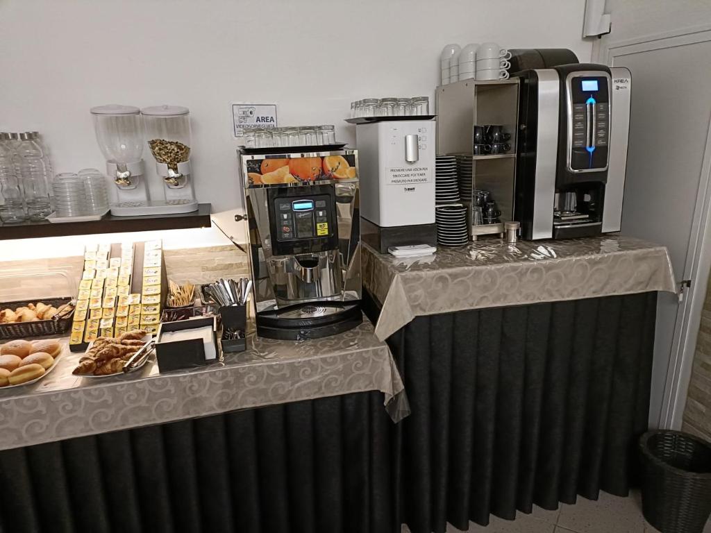 Kuchyň nebo kuchyňský kout v ubytování Hotel Cilene