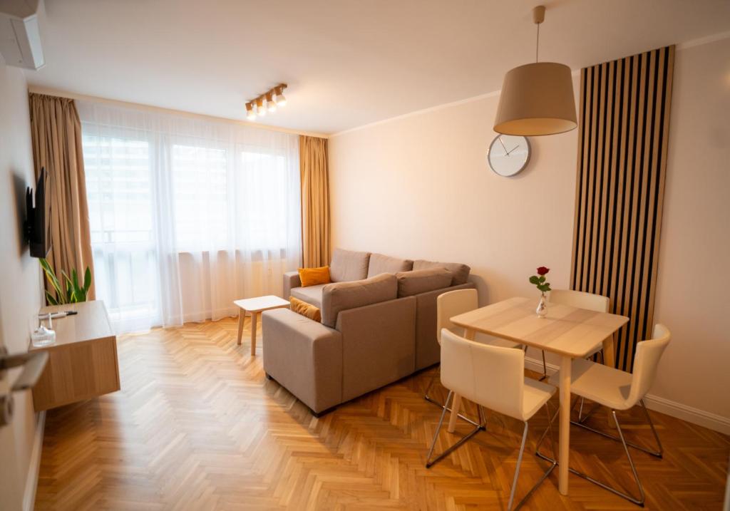 Χώρος καθιστικού στο Apartament Gold 61