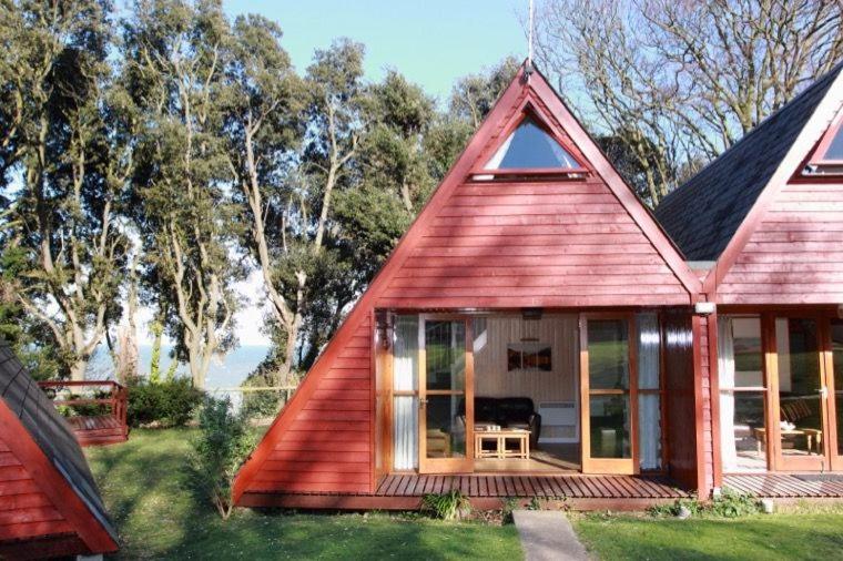 Bygningen som feriehuset ligger i