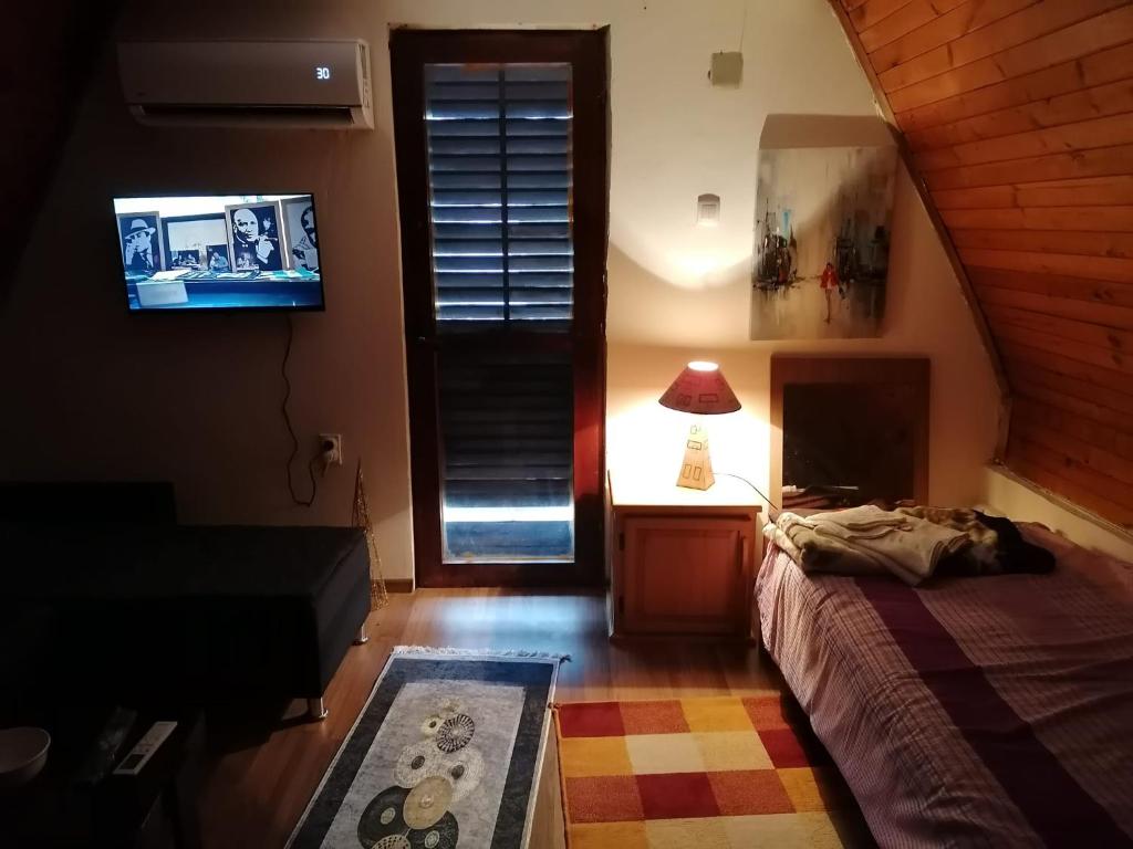 Postel nebo postele na pokoji v ubytování Vikendica Dunav i SAVA