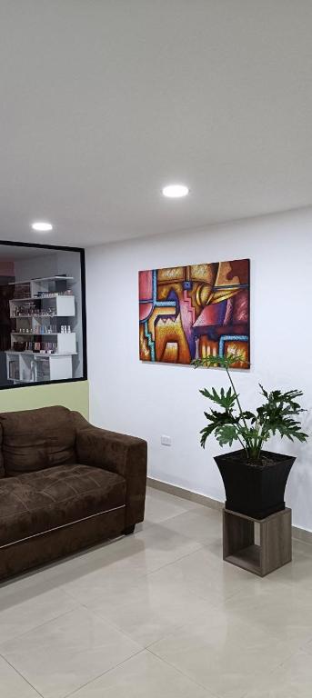 Posezení v ubytování JULIUS Hostal